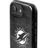 NFL Miami Dolphins Black & White iPhone 16e Impact Case