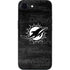 NFL Miami Dolphins Black & White iPhone 16e Skin