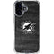NFL Miami Dolphins Black & White iPhone 17 Clear Case