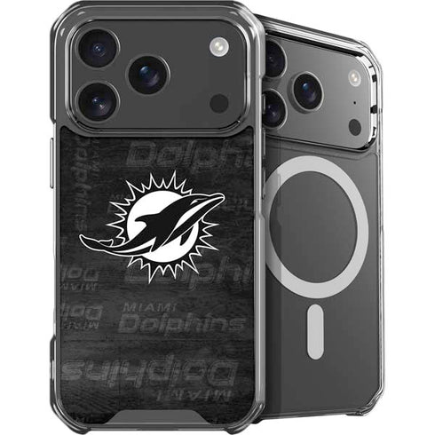 NFL Miami Dolphins Black & White iPhone 18 Pro Max MagSafe Case