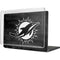 NFL Miami Dolphins Black & White MacBook Cases