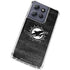 NFL Miami Dolphins Black & White Moto G 5G (2025) Clear Case