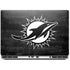 NFL Miami Dolphins Black & White Dell Precision Skin