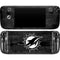 NFL Miami Dolphins Black & White Steam Deck Handheld Gaming Computer OLED Skin