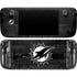 NFL Miami Dolphins Black & White Steam Deck Handheld Gaming Computer OLED Skin
