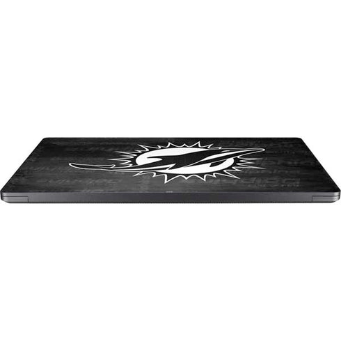 NFL Miami Dolphins Black & White Surface Laptop 7 13.8in Skin