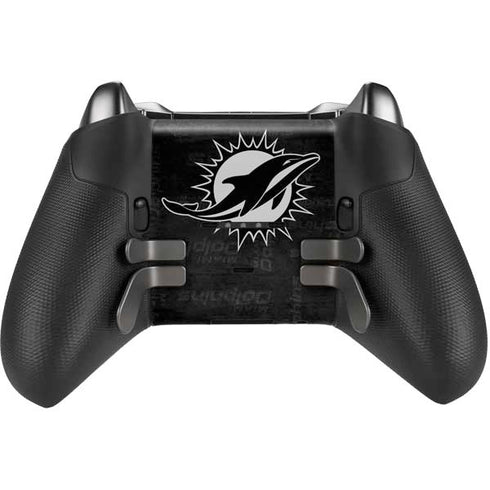 NFL Miami Dolphins Black & White Xbox Elite Wireless Controller Series 2 Skin