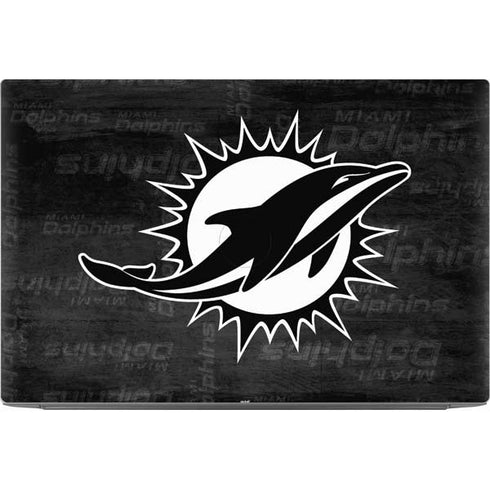 NFL Miami Dolphins Black & White Dell XPS Skin