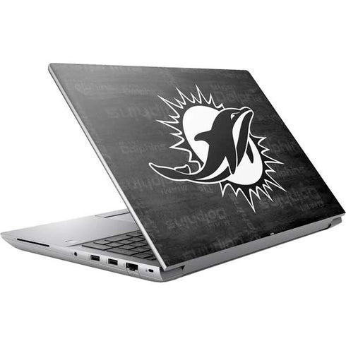 NFL Miami Dolphins Black & White HP ZBook Fury 16 G10 Skin