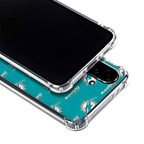 NFL Miami Dolphins Blitz Series Galaxy A36 5G Clear Case