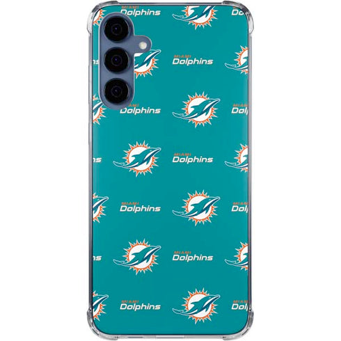 NFL Miami Dolphins Blitz Series Galaxy A55 5G Clear Case