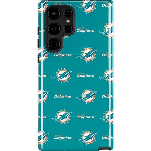 NFL Miami Dolphins Blitz Series Galaxy S25 Ultra Impact Case