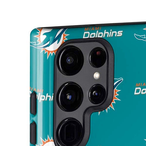 NFL Miami Dolphins Blitz Series Galaxy S25 Ultra Impact Case