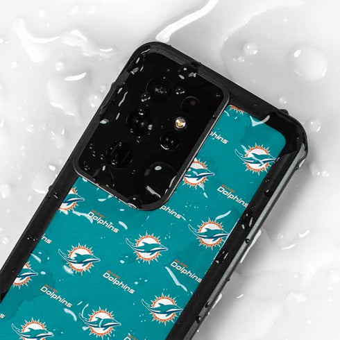 NFL Miami Dolphins Blitz Series Galaxy S24 Ultra Waterproof Case