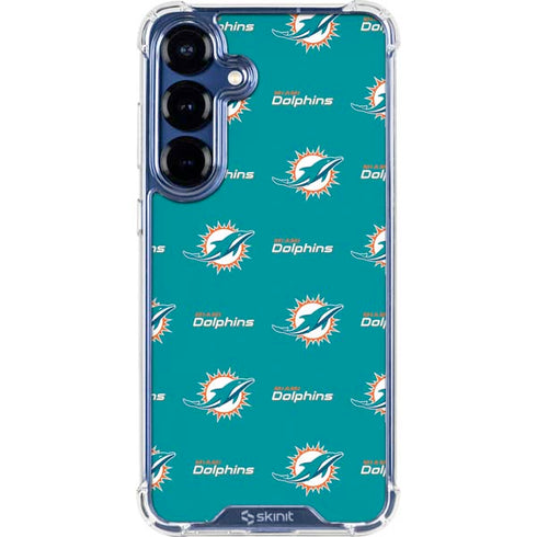 NFL Miami Dolphins Blitz Series Galaxy S25 Clear Case