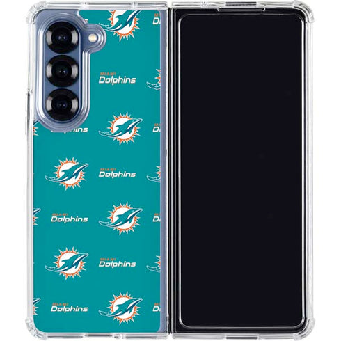 NFL Miami Dolphins Blitz Series Galaxy Z Fold6 Clear Case