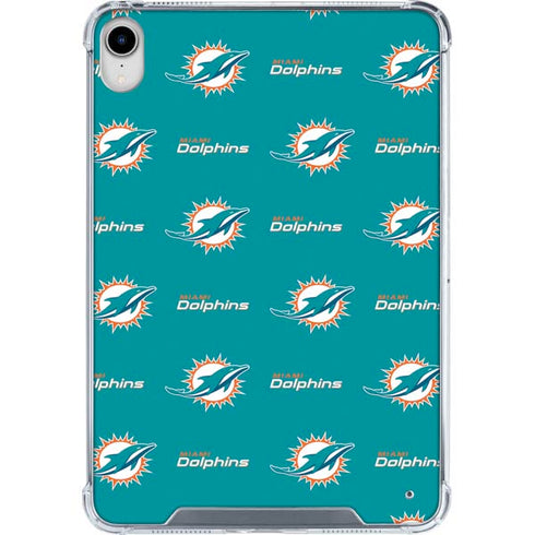NFL Miami Dolphins Blitz Series iPad 11th Gen (2025) Clear Case