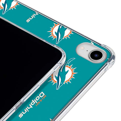 NFL Miami Dolphins Blitz Series iPad 11th Gen (2025) Clear Case