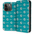 NFL Miami Dolphins Blitz Series iPhone 15 Pro Folio Case