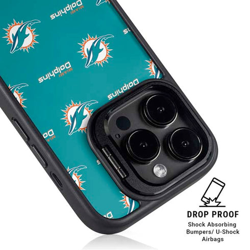 NFL Miami Dolphins Blitz Series iPhone 15 Pro Kickstand Case