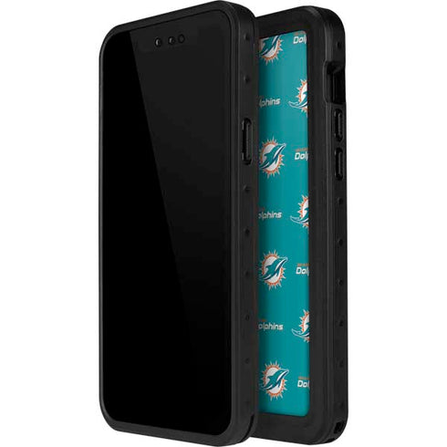 NFL Miami Dolphins Blitz Series iPhone 15 Pro Waterproof Case