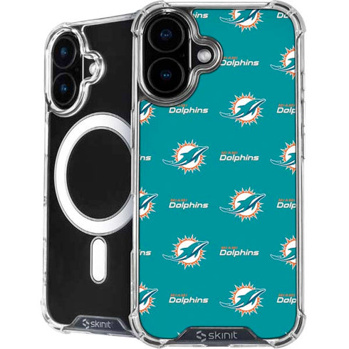 NFL Miami Dolphins Blitz Series iPhone 16 MagSafe Case