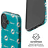 NFL Miami Dolphins Blitz Series iPhone 16 Magsafe Impact Case