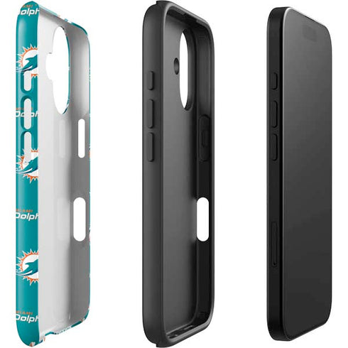 NFL Miami Dolphins Blitz Series iPhone 16 Plus Impact Case