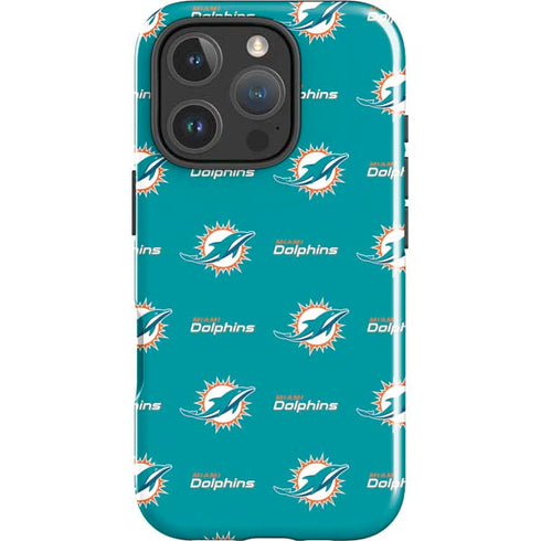 NFL Miami Dolphins Blitz Series iPhone 16 Pro Impact Case