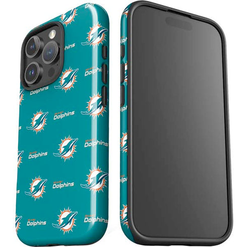 NFL Miami Dolphins Blitz Series iPhone 16 Pro Impact Case