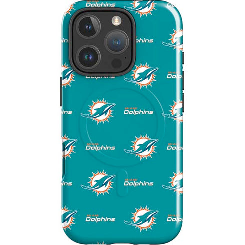 NFL Miami Dolphins Blitz Series iPhone 16 Pro Max Magsafe Impact Case
