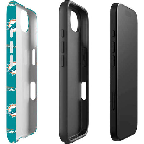 NFL Miami Dolphins Blitz Series iPhone 16e Impact Case