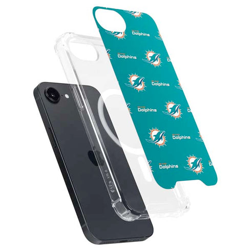 NFL Miami Dolphins Blitz Series iPhone 16e MagSafe Case