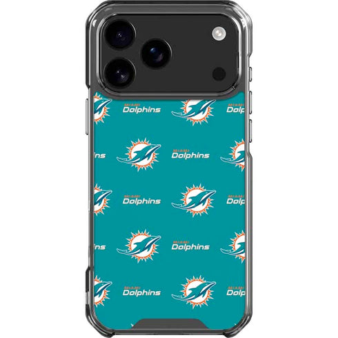 NFL Miami Dolphins Blitz Series iPhone 18 Pro Max Clear Case