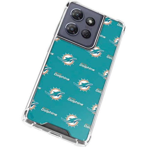 NFL Miami Dolphins Blitz Series Moto G 5G (2025) Clear Case