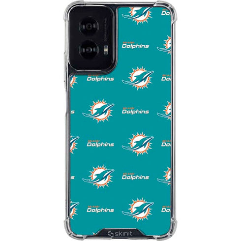 NFL Miami Dolphins Blitz Series Moto G Power 5G (2024) Clear Case