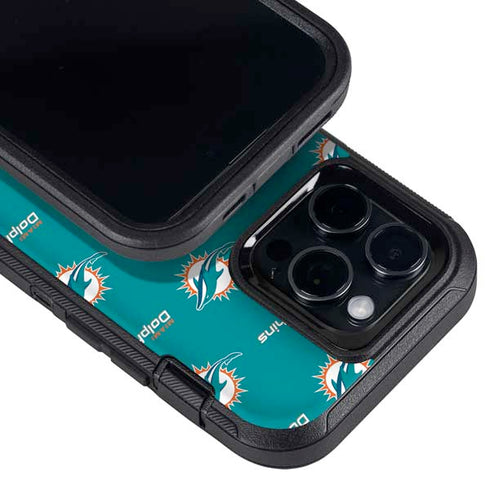 NFL Miami Dolphins Blitz Series Otterbox Defender iPhone Skin