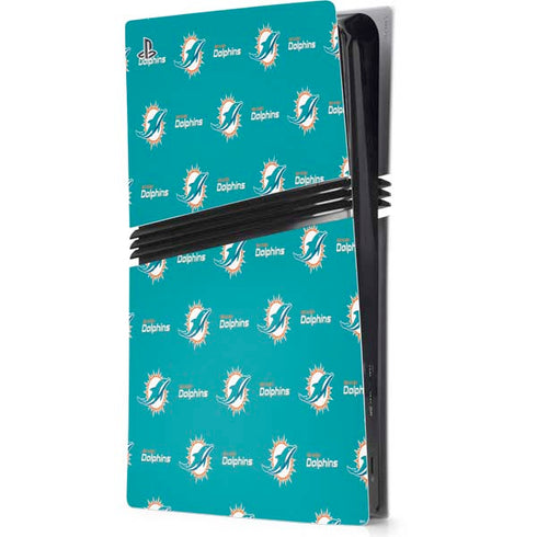 NFL Miami Dolphins Blitz Series PS5 Pro Console Skin