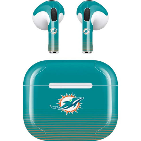NFL Miami Dolphins Breakaway Apple AirPods (3rd Gen 2021) Skin