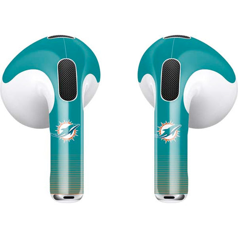 NFL Miami Dolphins Breakaway Apple AirPods (3rd Gen 2021) Skin