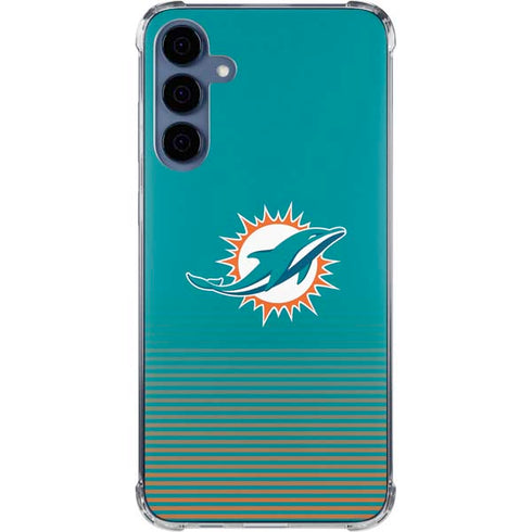 NFL Miami Dolphins Breakaway Galaxy A55 5G Clear Case