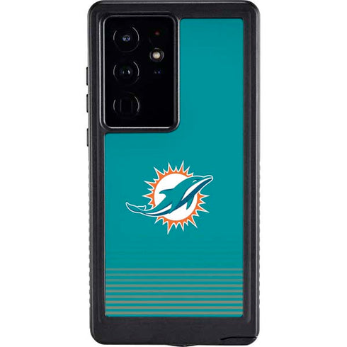NFL Miami Dolphins Breakaway Galaxy S24 Ultra Waterproof Case
