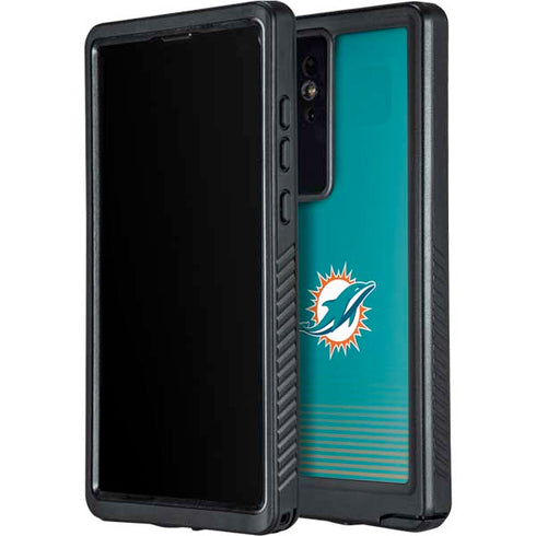 NFL Miami Dolphins Breakaway Galaxy S24 Ultra Waterproof Case