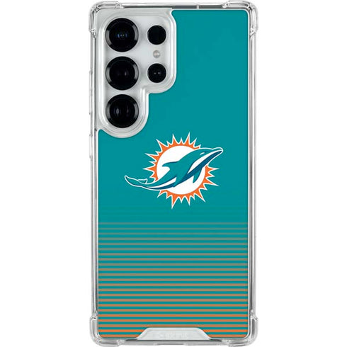 NFL Miami Dolphins Breakaway Galaxy S25 Ultra Clear Case