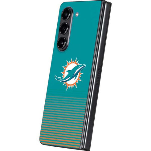 NFL Miami Dolphins Breakaway Galaxy Z Fold5 5G Skin