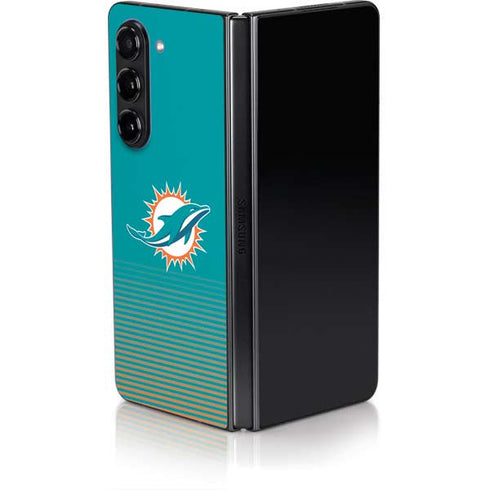 NFL Miami Dolphins Breakaway Galaxy Z Fold5 5G Skin