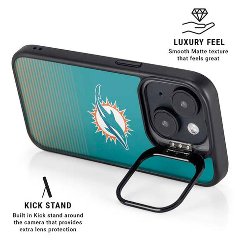 NFL Miami Dolphins Breakaway iPhone 15 Kickstand Case