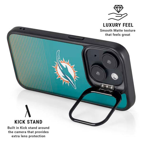 NFL Miami Dolphins Breakaway iPhone 15 Plus Kickstand Case