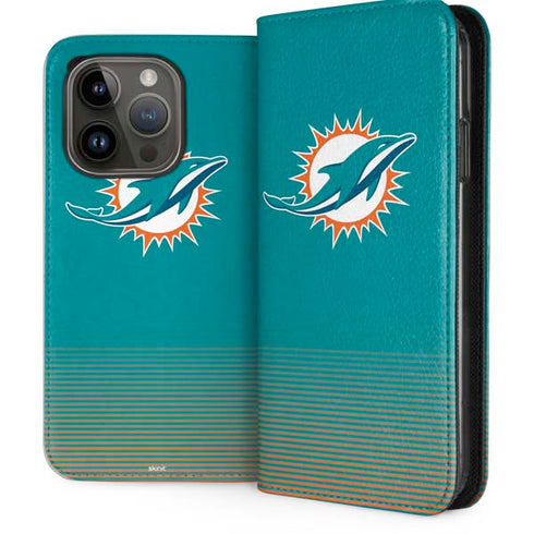NFL Miami Dolphins Breakaway iPhone 15 Pro Folio Case