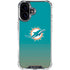 NFL Miami Dolphins Breakaway iPhone 16 Clear Case